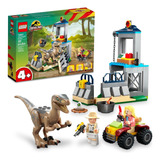 Lego Escape Velociraptor Triceratop Blue 76957 Jurassic Park