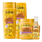 Kit Liso Arrasador Dabelle Vegano E Liberado 4p 