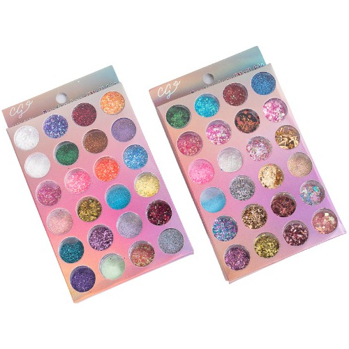 Polvo Decorativos Para Uñas Fantasy Glitter Brillo City Girl