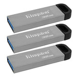 Pack De 3 Memorias Usb Datatraveler Kyson 32gb De Alta Veloc