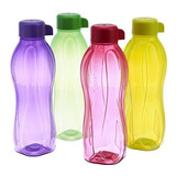 Botella De Agua Eco Sports Tupperware 1l - Set De 4