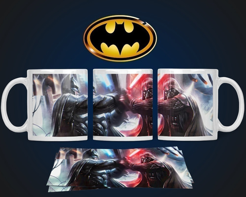 Kit Diseños Plantillas Tazas Batman Sublimación Super Héroe