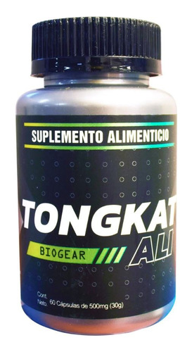 Potenciador De Fuerza Y Testosterona Tongkat Ali 60 Cap
