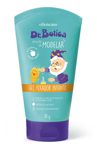 Gel Fixador Capilar Infantil Poção De Modelar Dr. Botica 80g