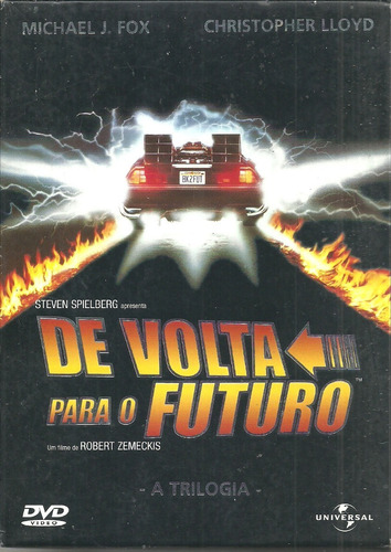 Box Dvd - Trilogia De Volta Para O Futuro - 3 Discos