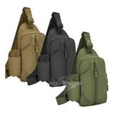 Mini Mochila Militar Tactica Cruzada Mariconera Pechera Bolsa Oculta Arma Broche Usb Resitente Multifuncional Moto Bici