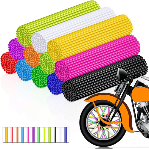 432 Fundas De Radios Coloridas Para Llantas De Motocross, De