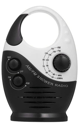 Radio De Ducha Am/fm, Radio Impermeable Para Baño, Música Co