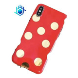 Funda Para iPhone Lunares Foil Corazones Mujer Hombre Case