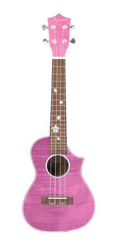 Ukelele Concierto U-23-blossom-pk Bamboo Incluye Funda