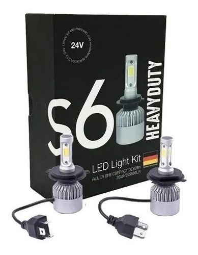 Kit Foco Led Kb2 Chip Dob 42w Multivoltaje Camioneta Bus Hummer H1