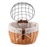 Cesta De Manubrio Frontal De Bicicleta Para Gatos Y Perros,