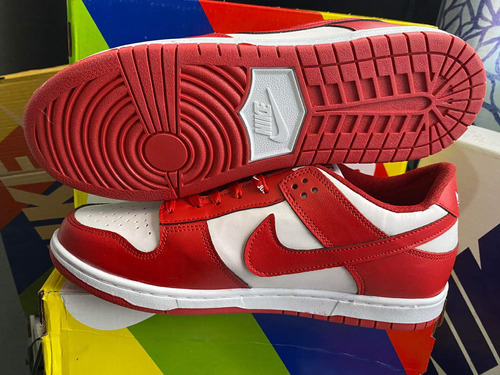 Tenis Af1 Dunk Rojo # 28.5