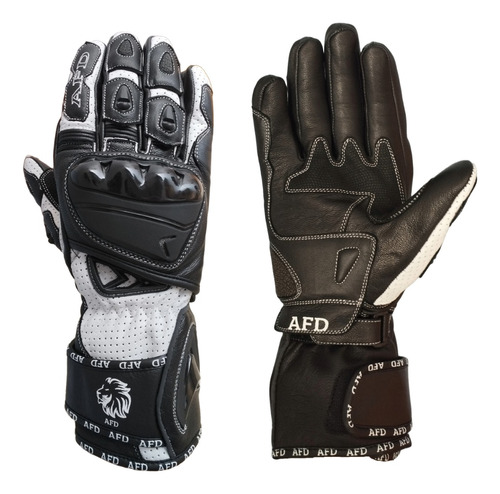 Guantes Afd Moto Piel Impermeables Protecciones Premium