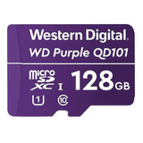 Memoria Microsd 128 Gb Purple Videovigilncia Western Digital