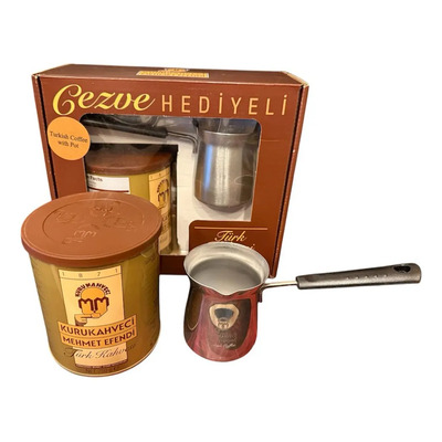 Café Turco 250 Gr. Y Cezve Cafetera Turca Acero Inoxidable | Envío gratis