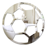 Espelho Decorativo Decoração Sala Quarto  Bola Futebol