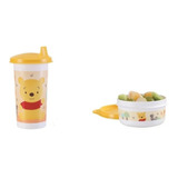 Set Infantil Winnie Pooh Tupperware® Disney Libre De Bpa