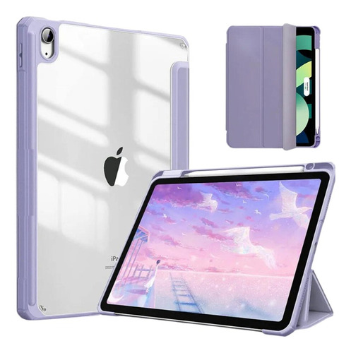 Estuche Smart Case Cristal + Protector Paperlike Para Tablet