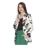 Blazer Estampado Sin Botón Ivanka Print Mujer Asterisco