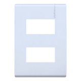 Placa Bticino De 2 Módulos Blanca Modus Pro E5n2ptl 10 Pzas