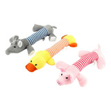 Brinquedo Pelúcia Para Cães Cachorros Porquinho Anti Stress