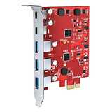 Tarjeta De Extensión Pcie A Usb 3.2 Gen 2 Con 5 Puertos, 8