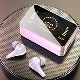 Audífonos Bluetooth Con Espejo Y Cargador Para Tu Celular