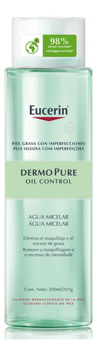 Agua Micelar | Piel Grasa | Eucerin Dermopure | 200ml