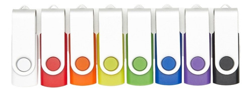 Pack De 10 Unidades Flash Usb 2.0 De 8 Gb En 5 Colores Alea