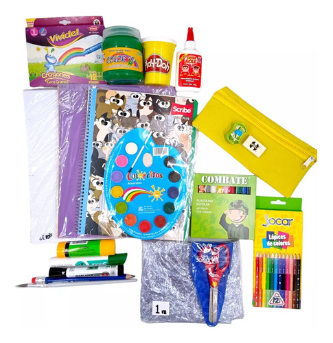 Kit Lista De Útiles Escolares Preescolar Kinder