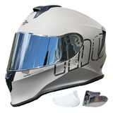 Capacete Moto Mormaii Titanium Asx Ls + Viseira + Narigueira