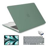 Funda Conbovo Para Macbook Air 13 M2 + C/teclado Green