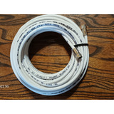 Cable Coaxil Rg6 Armado Blanco. X 15 Metros. 