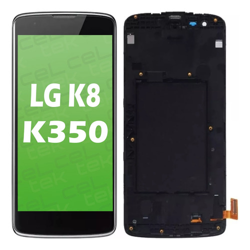 Modulo Compatible LG K8 K350 Con Marco Display Touch Tactil