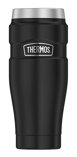 Termo Mug Acero Inox Negro 470ml Thermos