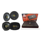 Paquete Bocinas Kicker 6.5 + 6x9 Y Amplificador 4ch Db Drive