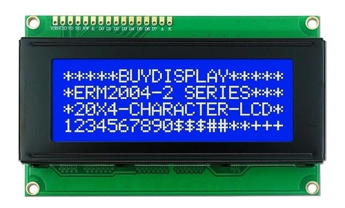 Display Lcd 2004 20x4 Pantalla Alfanumerica Para Pic Arduino