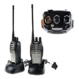 Pack 2 Radio Transmisor Walkie Talkie Baofeng Bf Doble