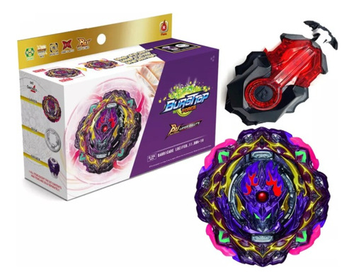 Beyblade Burst B206 Barricade Lucifer Con Lanzador De Cuerda