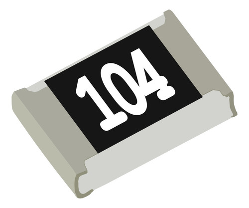 Kit 1000 Unidades Resistor 100k 5% 1/8w Smd 0805