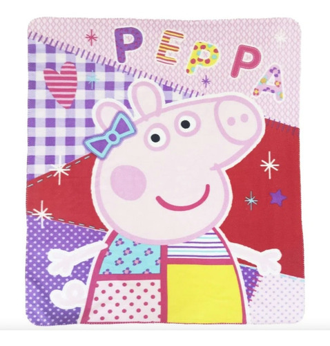 Manta Polar Niñas Peppa Pig Original  120x140cm