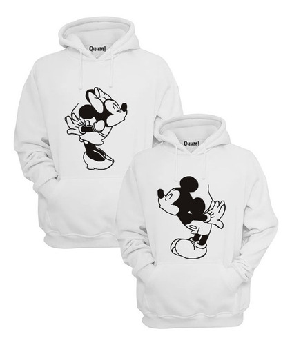 Sudaderas Para Parejas Mickey Y Minnie #4(dos Piezas)