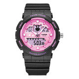 Reloj Digital Sanrio Strawberry Bear Para Mujer