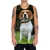 Camiseta Regata Cachorro Raça Beagle Dócil Filhotes Cão Hd 2