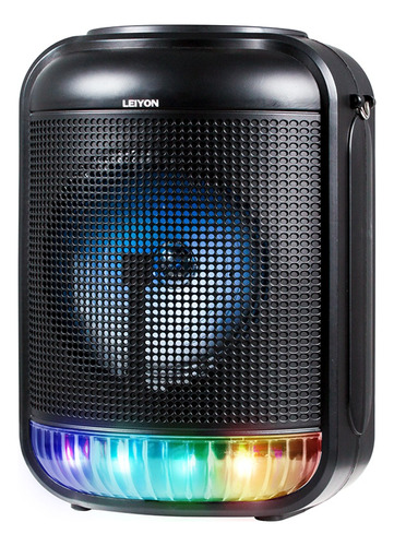 Parlante Portatil Rgb Bluetooth Leiyon Usb Sd Radio Pcreg