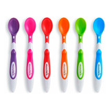 Set De 6 Cucharas Munchkin Multicolor Soft Tip Libre Bpa +3m