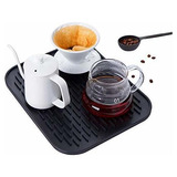 Necery Drying Mat For Pour Over Coffee Maker Set Bar Serv