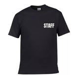 Camiseta Masculina Staff Equipe Apoio Estafe Uniforme Camisa