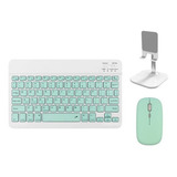 Teclado Kit Bluetooth Ratón Y Teléfono/tablet Soporte